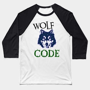 Wolf code Baseball T-Shirt